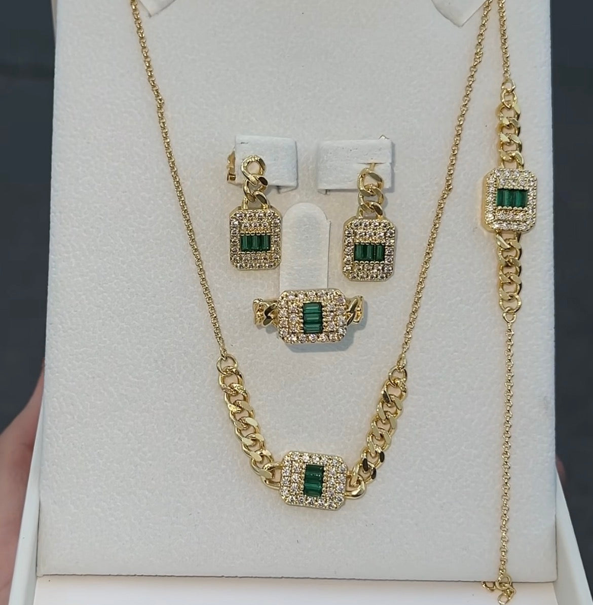 Ensemble 4 pièces acier