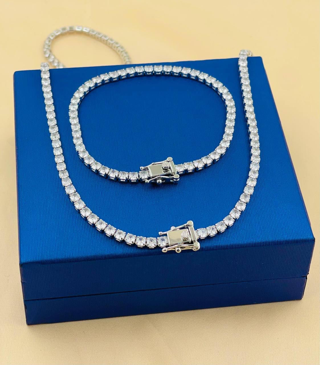 Rivière collier + gourmette