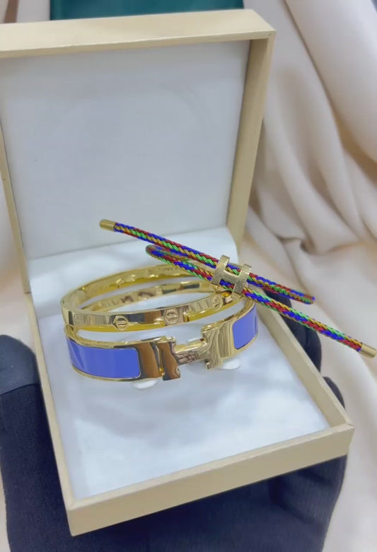 Trio Original HERMES & VAN CLEEF Blue